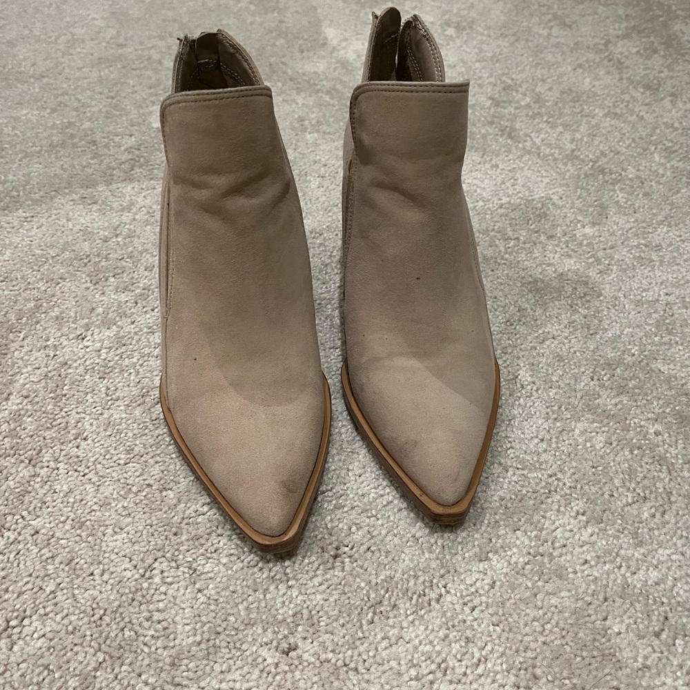 Vince Camuto Tan Booties